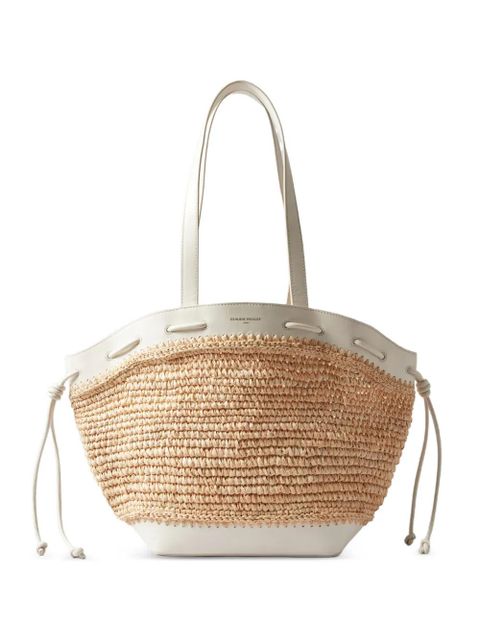 Claudie Pierlot Alban straw knot tote bag - Neutrals - zdjęcie produktu nr 1