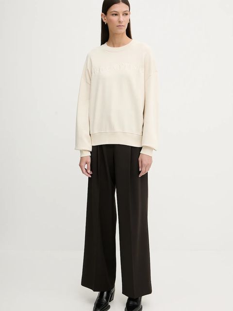 Marc O'Polo bluza bawełniana damska kolor beżowy gładka 600407354175 - zdjęcie produktu nr 2