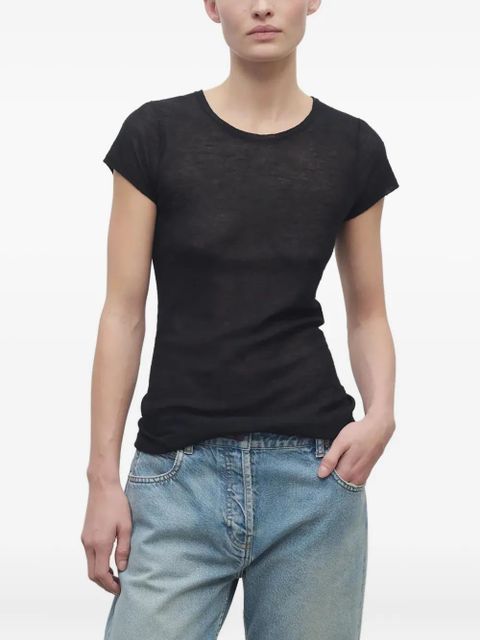 The Row Keyla short-sleeve T-shirt - Black