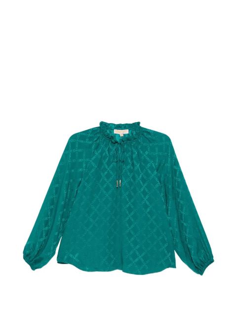 Michael Kors monogram blouse - Blue - zdjęcie produktu nr 1