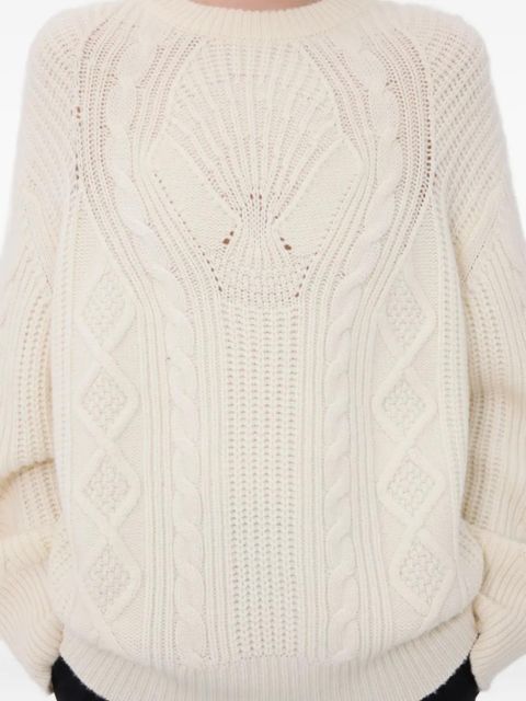 LouLou de Saison Silva cable knit sweater - Neutrals