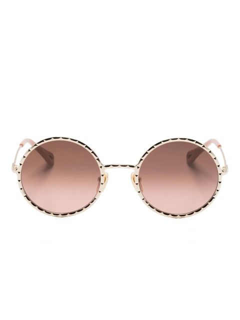 Chloé Eyewear round-frame sunglasses - Gold - zdjęcie produktu nr 1