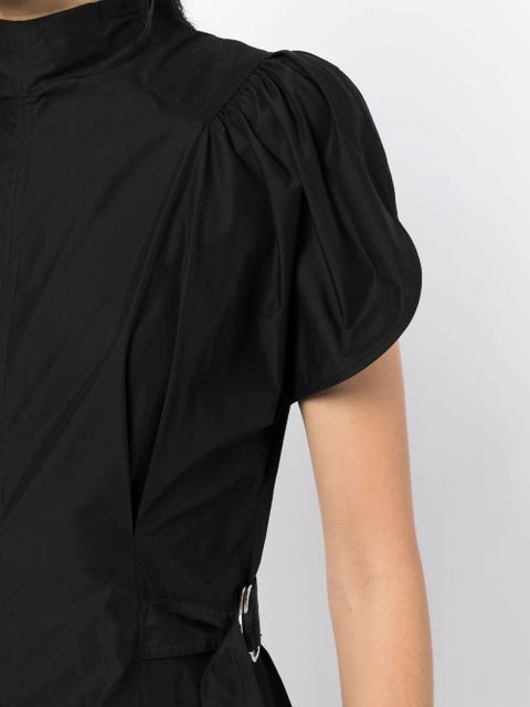 3.1 Phillip Lim high-neck flared midi dress - Black