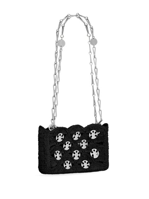 Rabanne Sparkle shoulder bag - Black