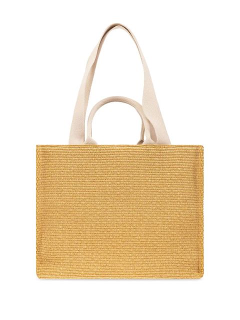 Marni large Basket tote bag - Yellow