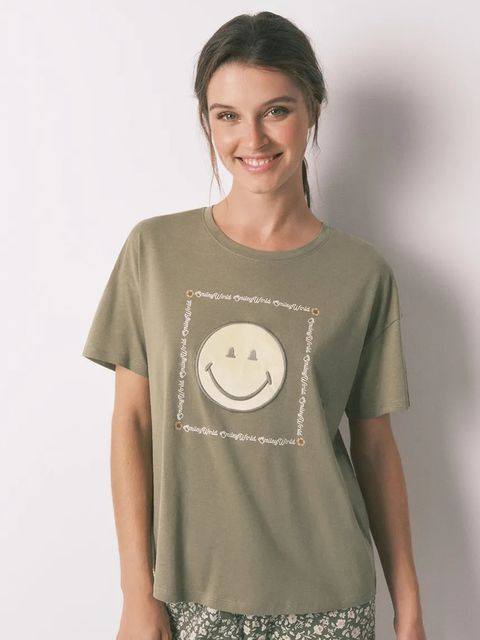 women'secret piżama bawełniana damska kolor zielony bawełniana 3132139 - zdjęcie produktu nr 2