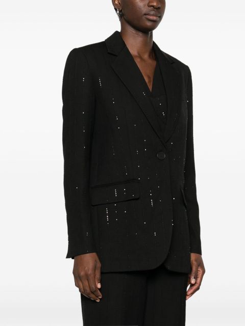 SANDRO sequin-embellished blazer - Black