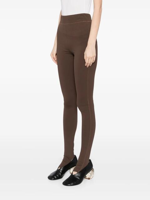 LEMAIRE second skin jersey leggings - Brown - zdjęcie produktu nr 2