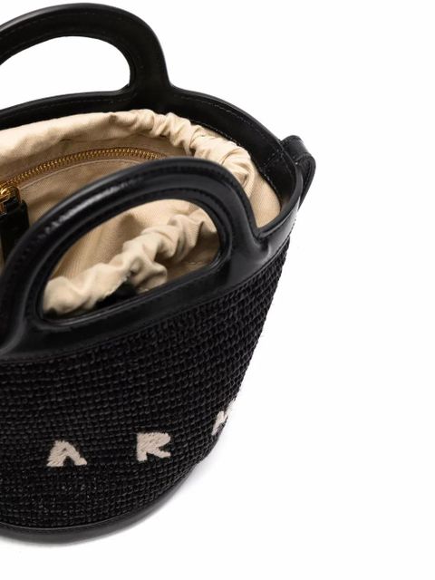 Marni small Tropicalia bucket bag - Black