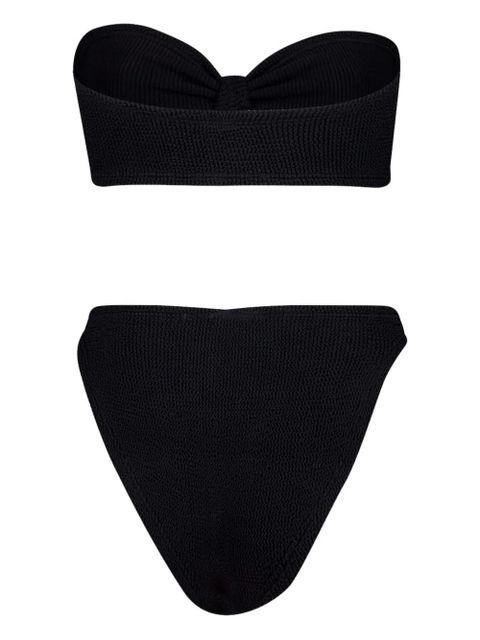 Hunza G knotted-detail bikini - Black - zdjęcie produktu nr 2