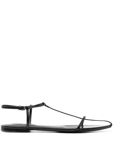 Jil Sander Thong ankle-strap sandals - Black - zdjęcie produktu nr 1
