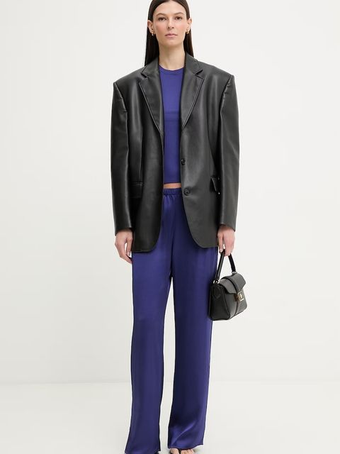 Calvin Klein t-shirt damski z modalem - zdjęcie produktu nr 1