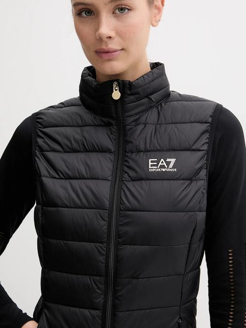 EA7 Emporio Armani bezrękawnik kolor czarny przejściowy AF12477.7W000472