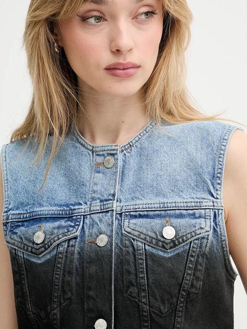 Moschino Jeans kamizelka jeansowa