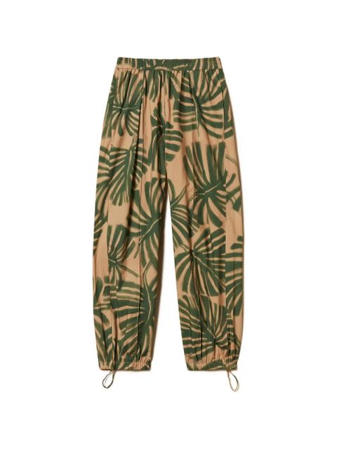 TWINSET printed joggers - Green - zdjęcie produktu nr 1