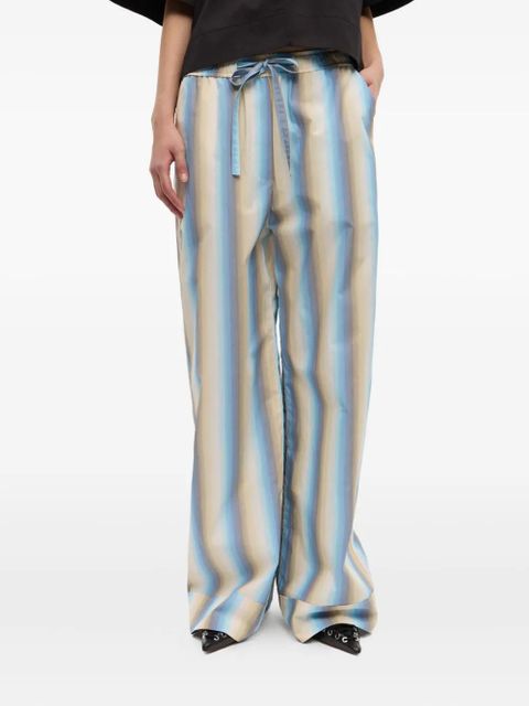 GANNI striped trousers - Neutrals - zdjęcie produktu nr 2