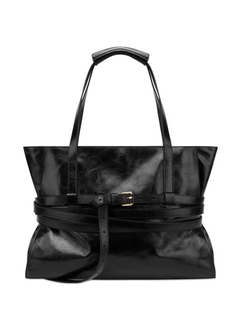 Moschino leather shoulder bag - Black - zdjęcie produktu nr 1