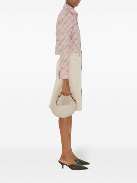 Burberry Vintage Check cropped shirt - Pink - zdjęcie produktu nr 2