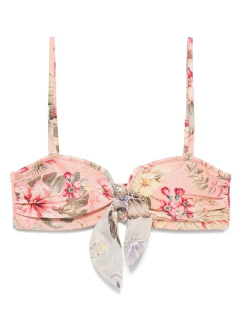 ZIMMERMANN floral print bikini top - Pink - zdjęcie produktu nr 1