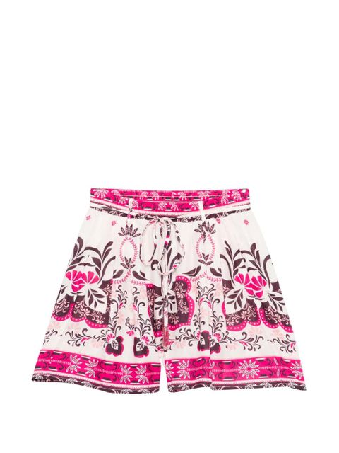 TWINSET floral pleated shorts - Pink - zdjęcie produktu nr 1
