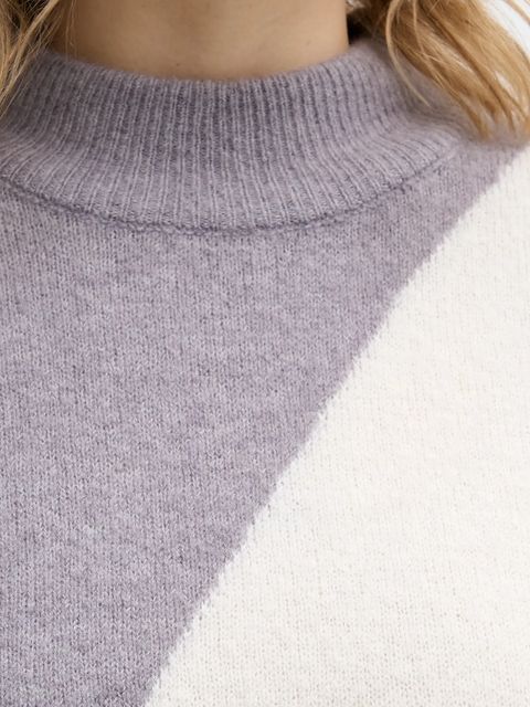 United Colors of Benetton sweter z dodatkiem wełny damski kolor szary lekki 11CZE10ER