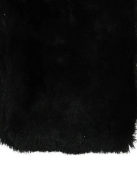 TOTEME shearling scarf - Black