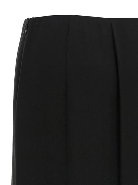 Valentino Garavani asymmetrical silk skirt - Black