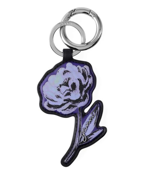 GANNI Flower keyring - Purple - zdjęcie produktu nr 1