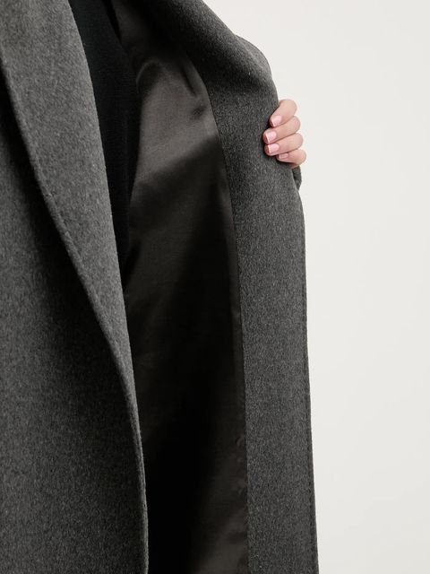 Blugirl Blumarine płaszcz z dodatkiem wełny kolor szary RF5241.T221A