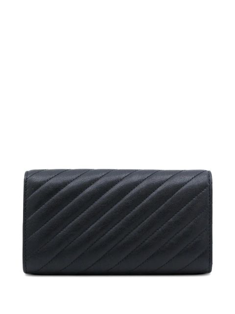 Jimmy Choo chevron chain leather shoulder bag - Black - zdjęcie produktu nr 2