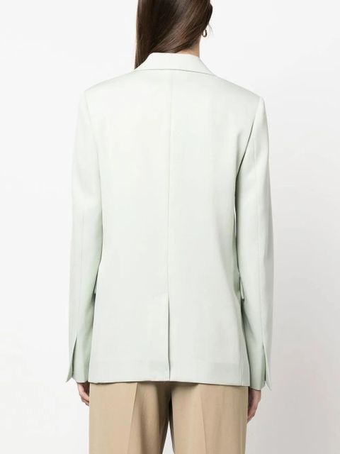 Lanvin single-breasted virgin wool blazer - Green