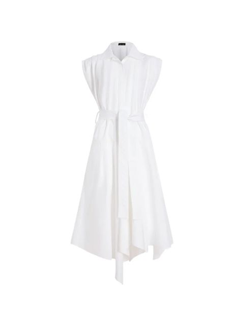 Proenza Schouler Adinna belted midi shirt dress - White - zdjęcie produktu nr 1