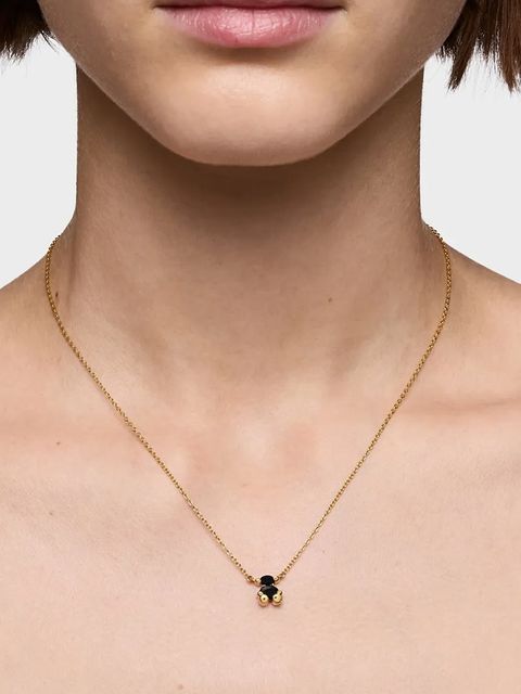 Tous naszyjnik ze srebra pokrytego złotem Bold Bear Gem 1004225700