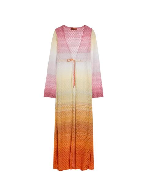 Missoni V-neck tie cover-up - Orange - zdjęcie produktu nr 1