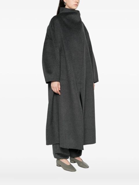 The Frankie Shop collarless wrap coat - Grey - zdjęcie produktu nr 2