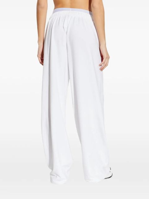 Diesel Leslie-D-Pop drawstring waistband track pants - White