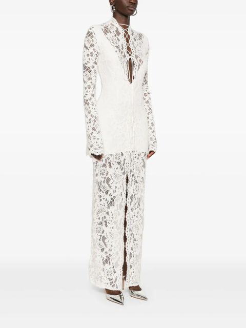 MANURÍ Sally lined dress - White