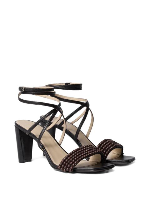 LEMAIRE beaded cross sandals - Brown - zdjęcie produktu nr 2