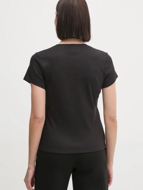 Calvin Klein t-shirt bawełniany damski kolor czarny K20K208049