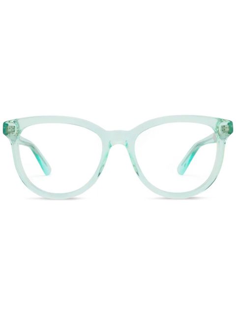 Gucci Eyewear square-frame glasses - Green - zdjęcie produktu nr 1
