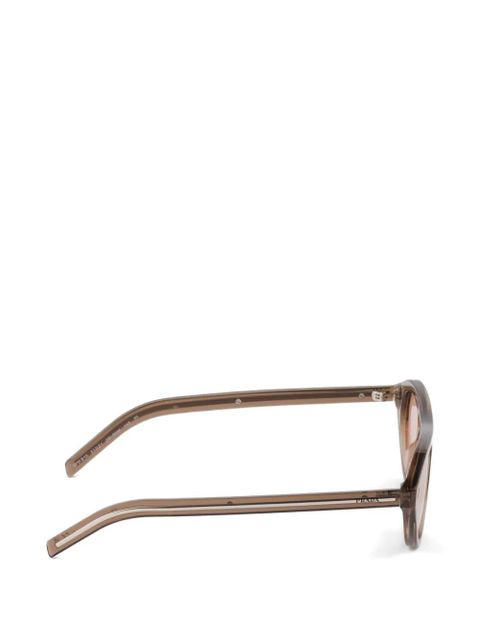 Prada Eyewear Prada sunglasses with the iconic metal plaque - Brown