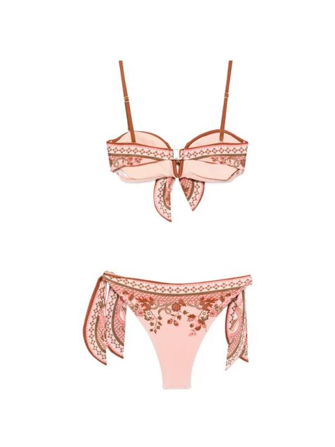 ZIMMERMANN paisley-print bikini - Pink