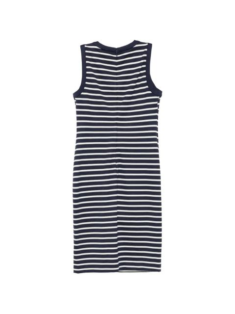Lauren Ralph Lauren Taysin striped button-detail dress - Blue - zdjęcie produktu nr 2