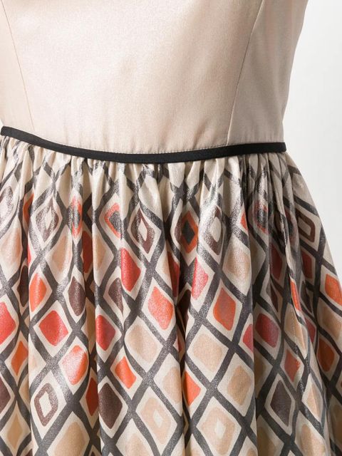 FENDI geometric skirt dress - Neutrals