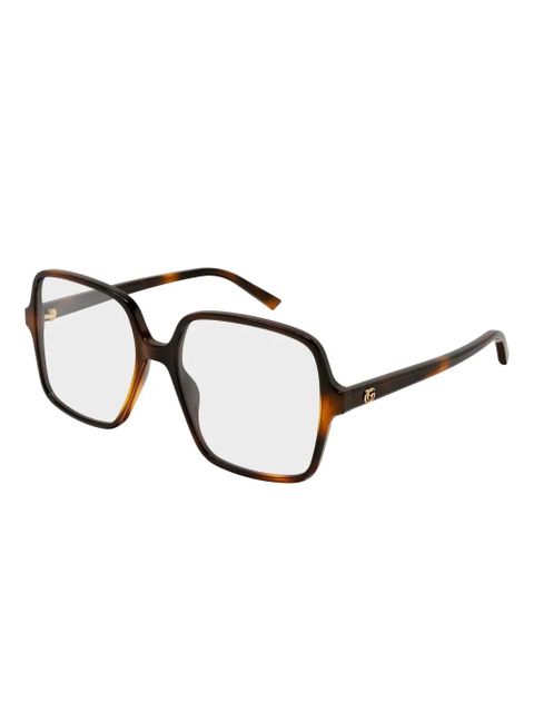 Gucci Eyewear square-frame glasses - Brown