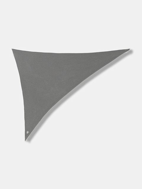 Tommy Hilfiger chusta wełniana kolor szary gładka AW0AW18516 - zdjęcie produktu nr 1