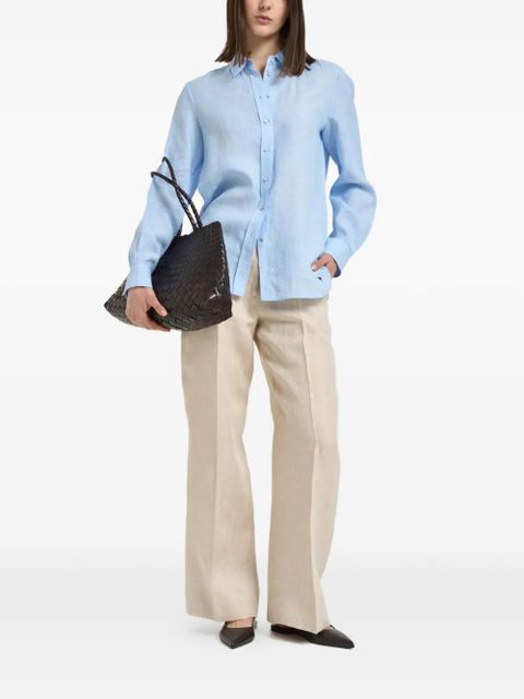 Weekend Max Mara button-down curved-hem shirt - Blue - zdjęcie produktu nr 2