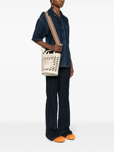 ETRO Pegaso-motif bucket bag - Neutrals