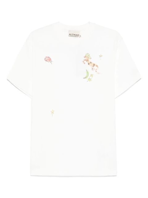 ALEMAIS graphic-print T-shirt - White - zdjęcie produktu nr 1