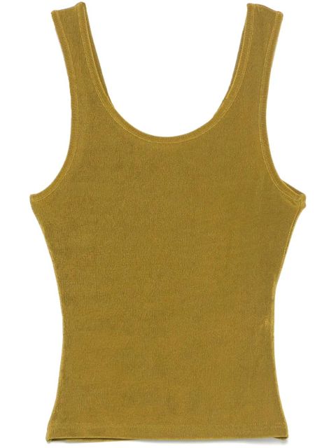 AMI Paris ribbed tank top - Green - zdjęcie produktu nr 1
